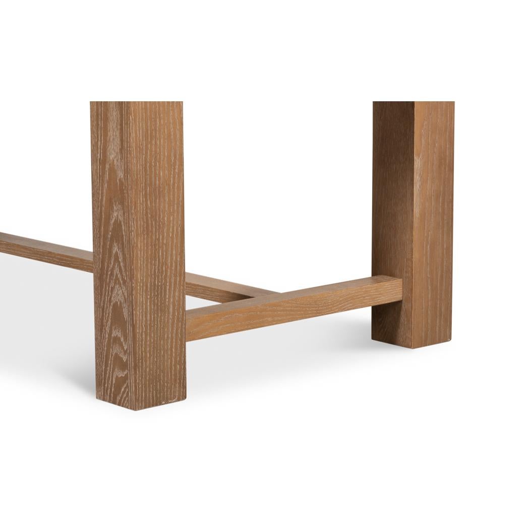 Modern Oak Extension Dining Table For Sale 4