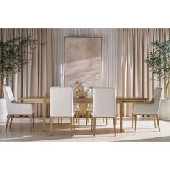 Light Mid Century Extending Dining Table