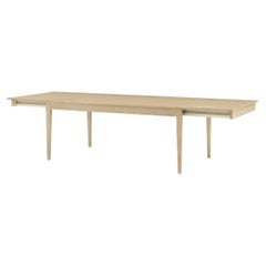 Light Mid Century Extending Dining Table