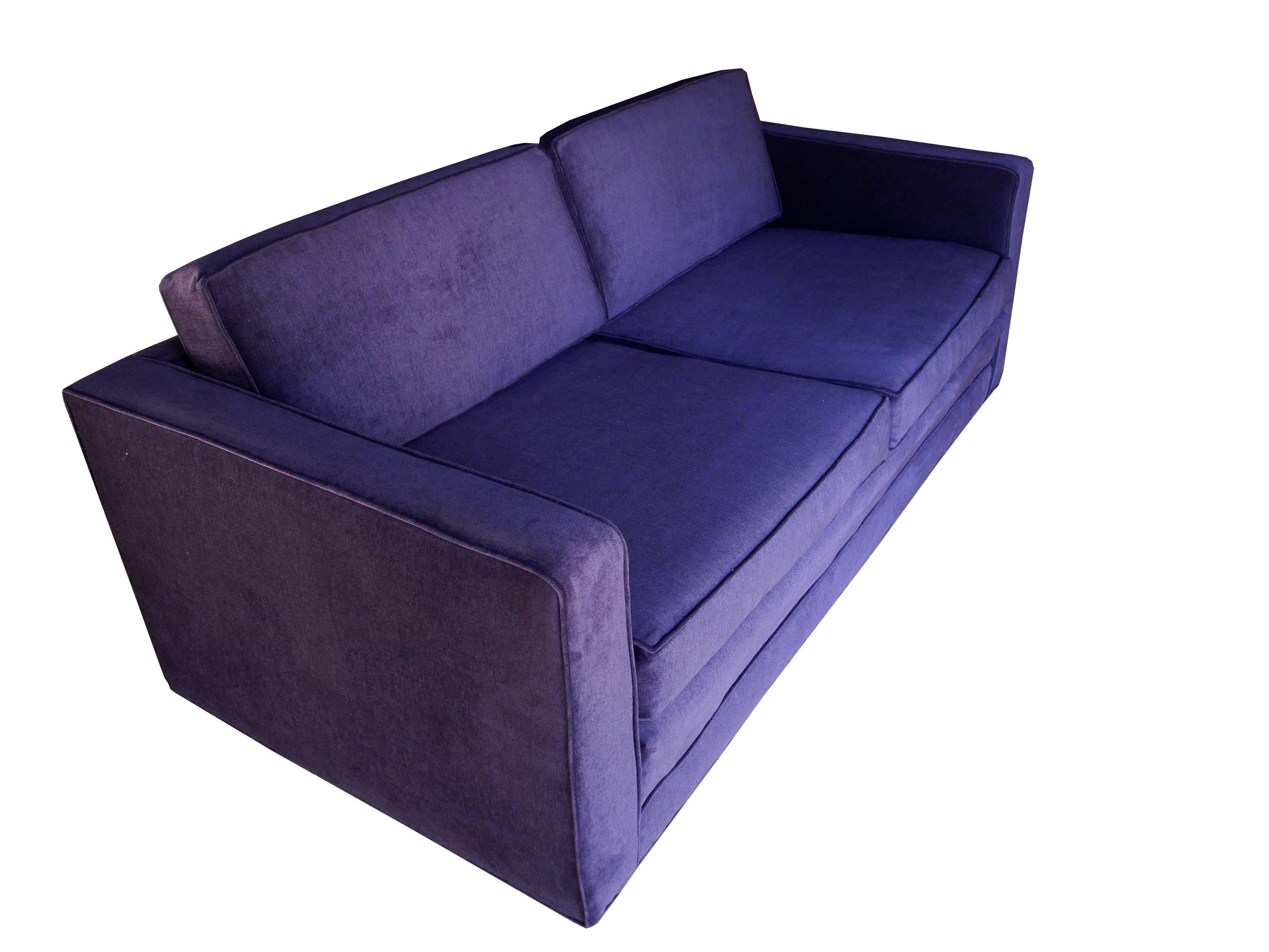 purple sofa