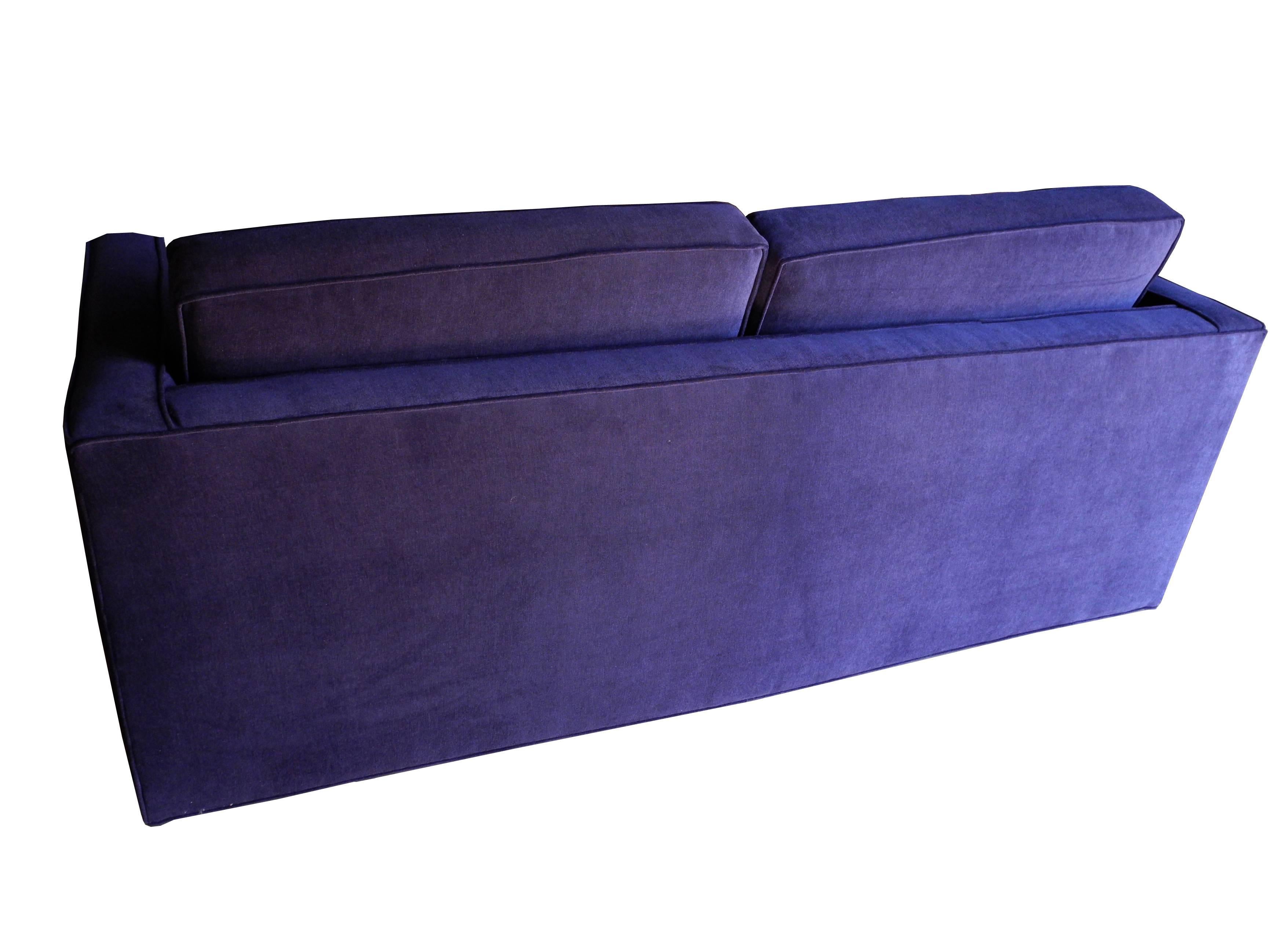 modern purple sofa