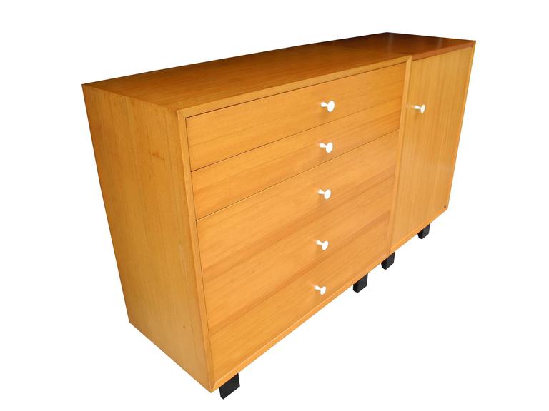 Dresser And Cabinet In Primavera Mahogany By George Nelson For American Modern Dresser And Cabinet In Primavera Mahogany By George Nelson For Herman Miller