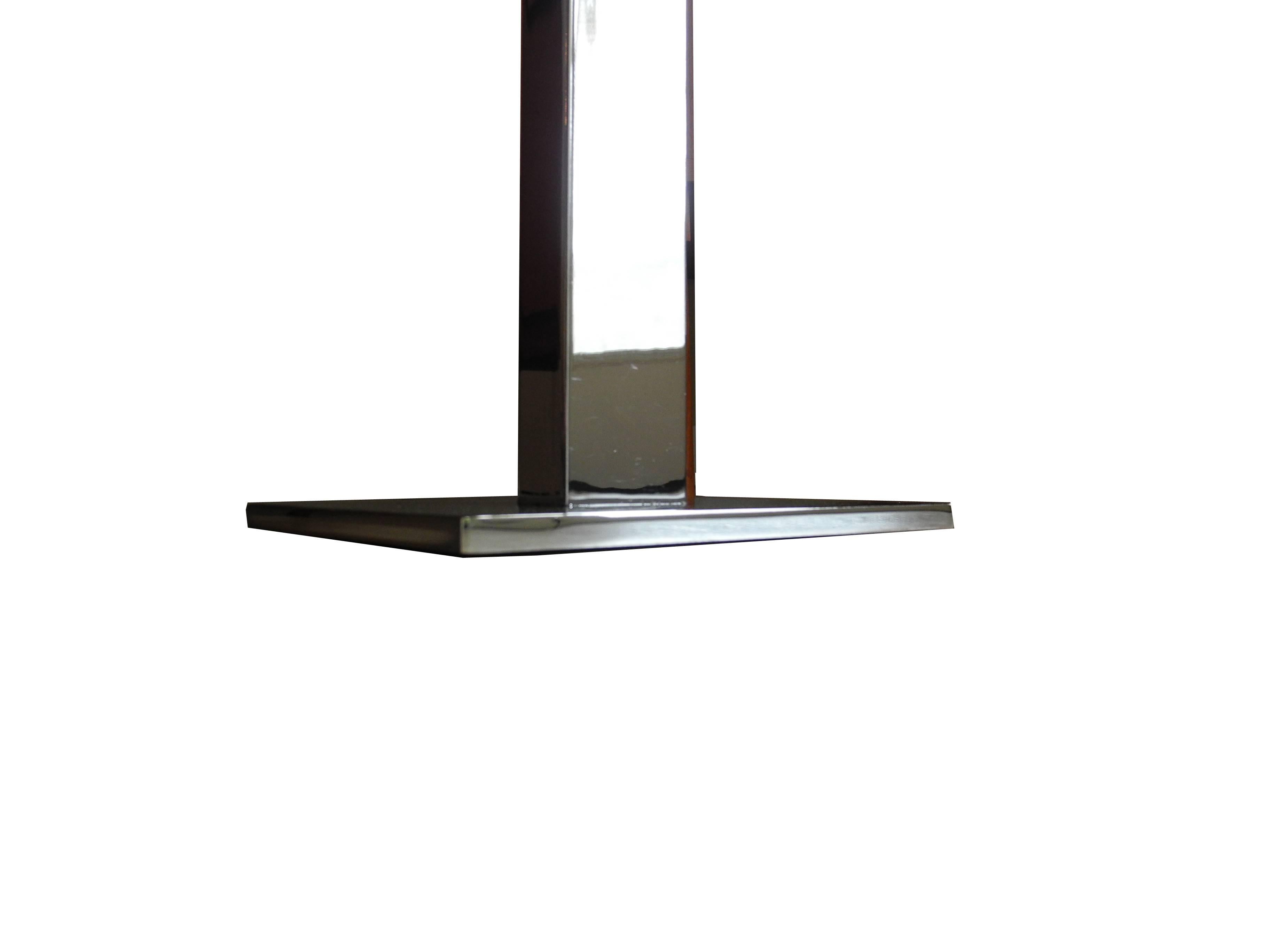 Modern Chrome Floor Lamp by George Kovacs, 1960s In Excellent Condition For Sale In Hudson, NY