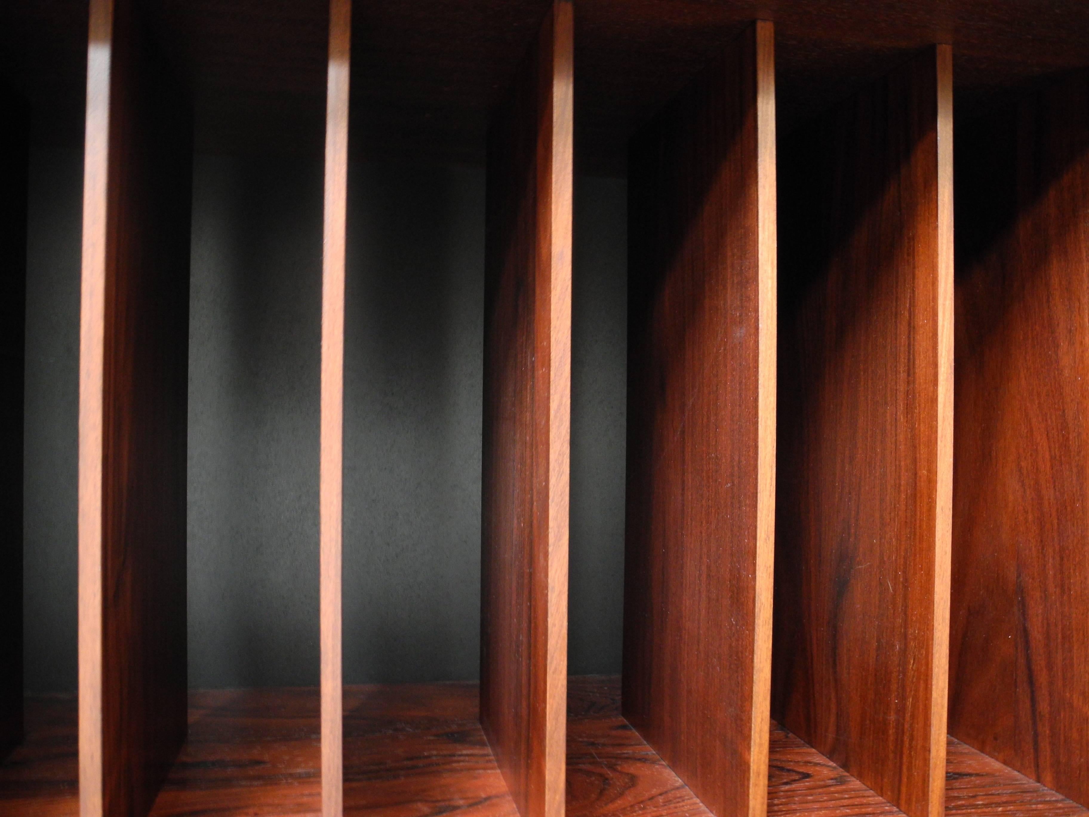Modern Rosewood Cado System Wall Unit for Book Shelving and Record Storage, Denmark For Sale