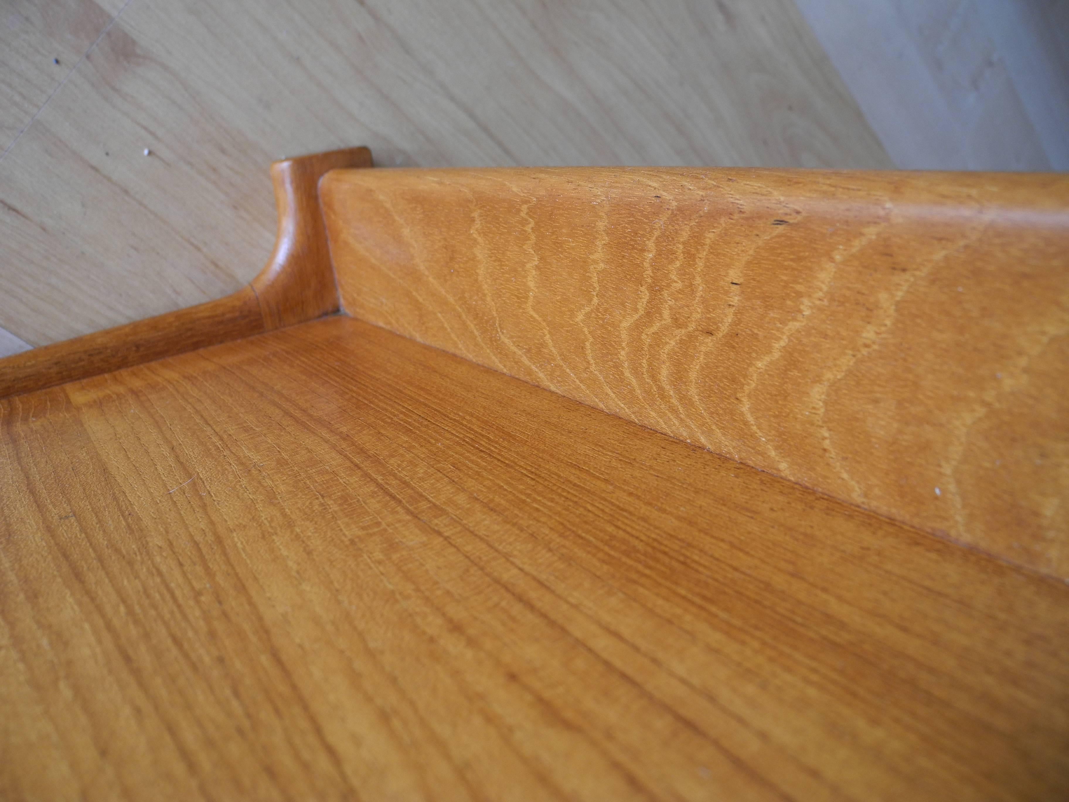 20th Century Danish-Modern Teak Floating Bedside Shelf and Drawer by Børge Mogensen