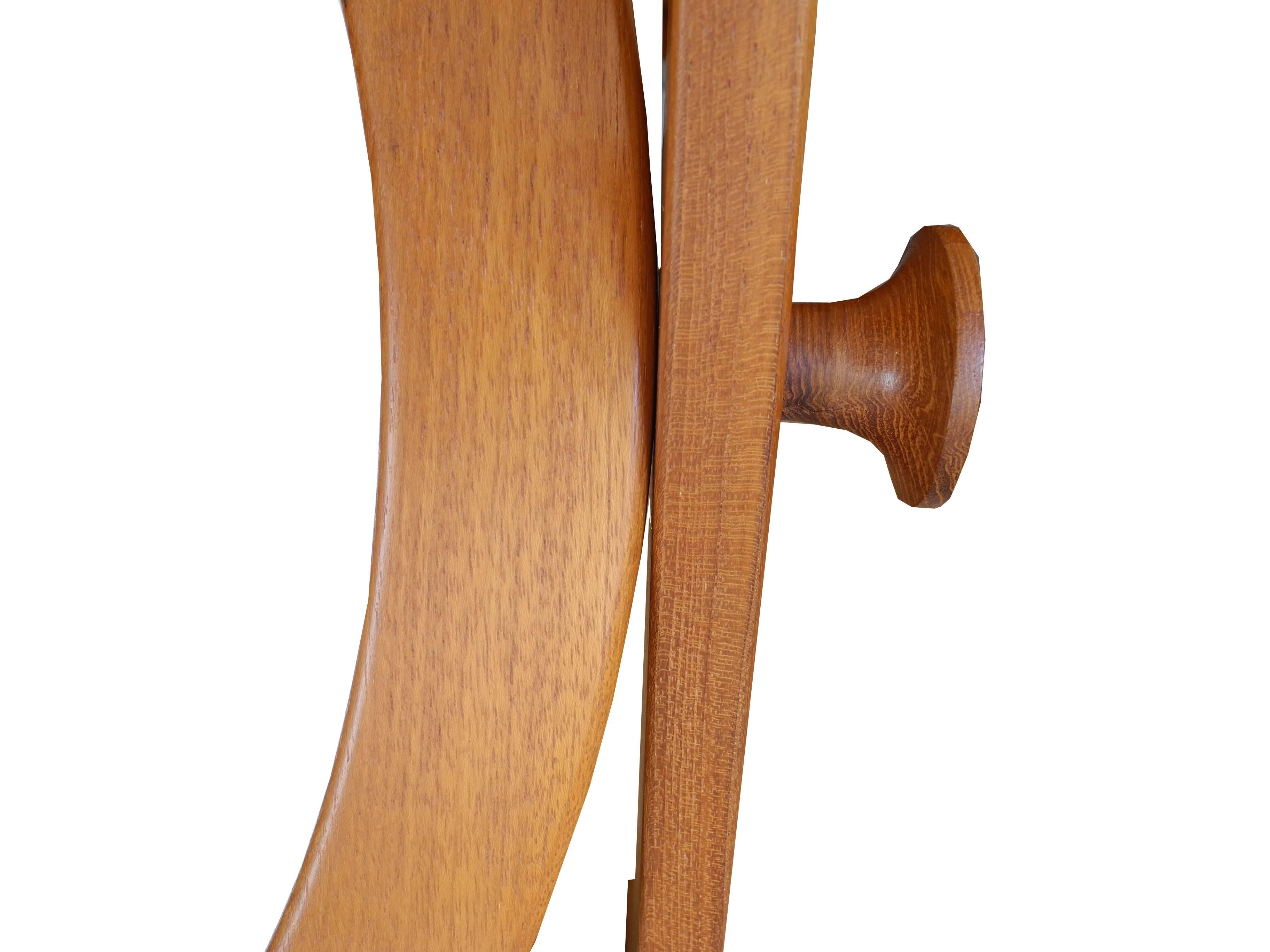 Danish Modern Tilting Teak Table Mirror by Pedersen & Hansen, 1960s For Sale 3