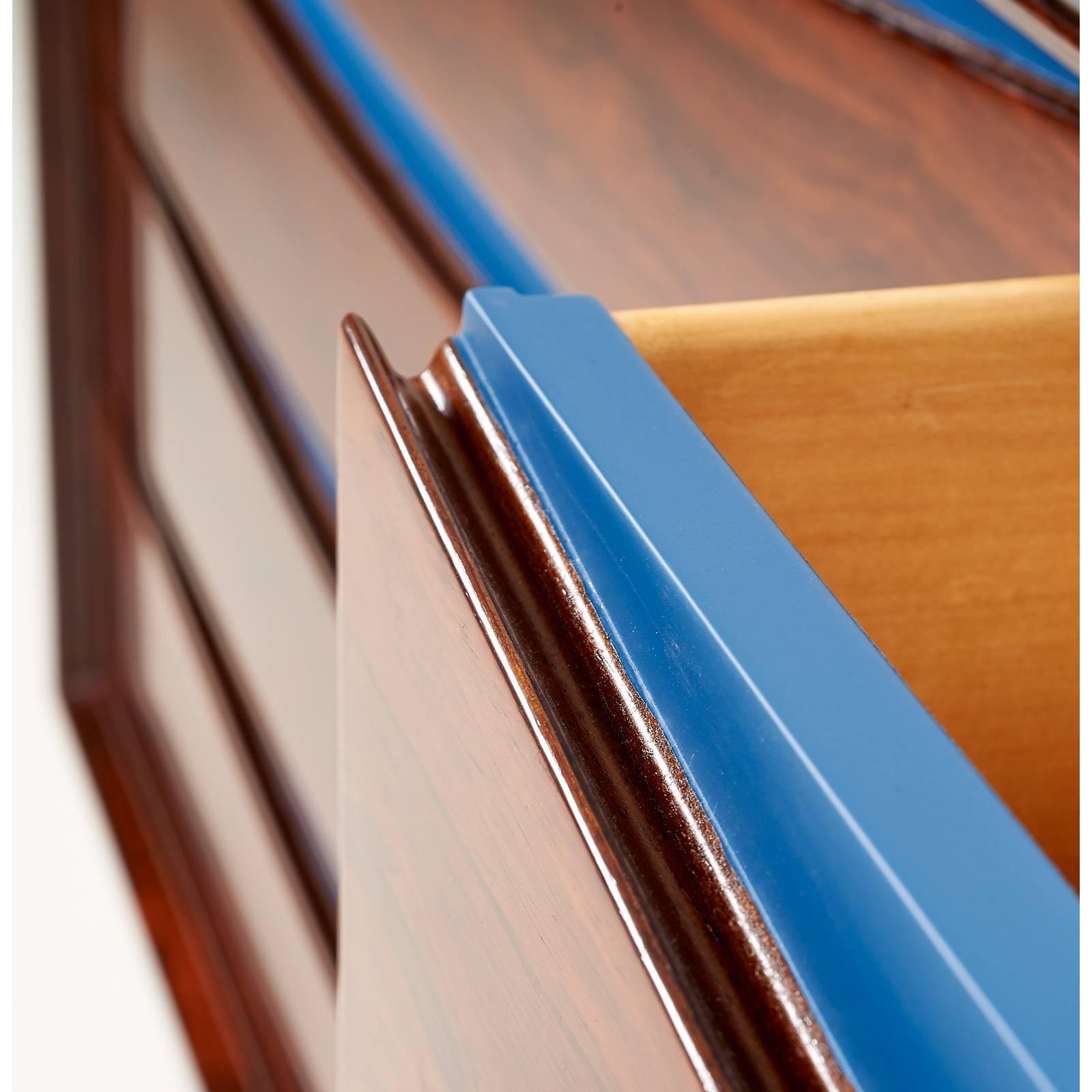 Danish Triennale Rosewood Eight Drawer Double Chest by Arne Vodder for Sibast For Sale