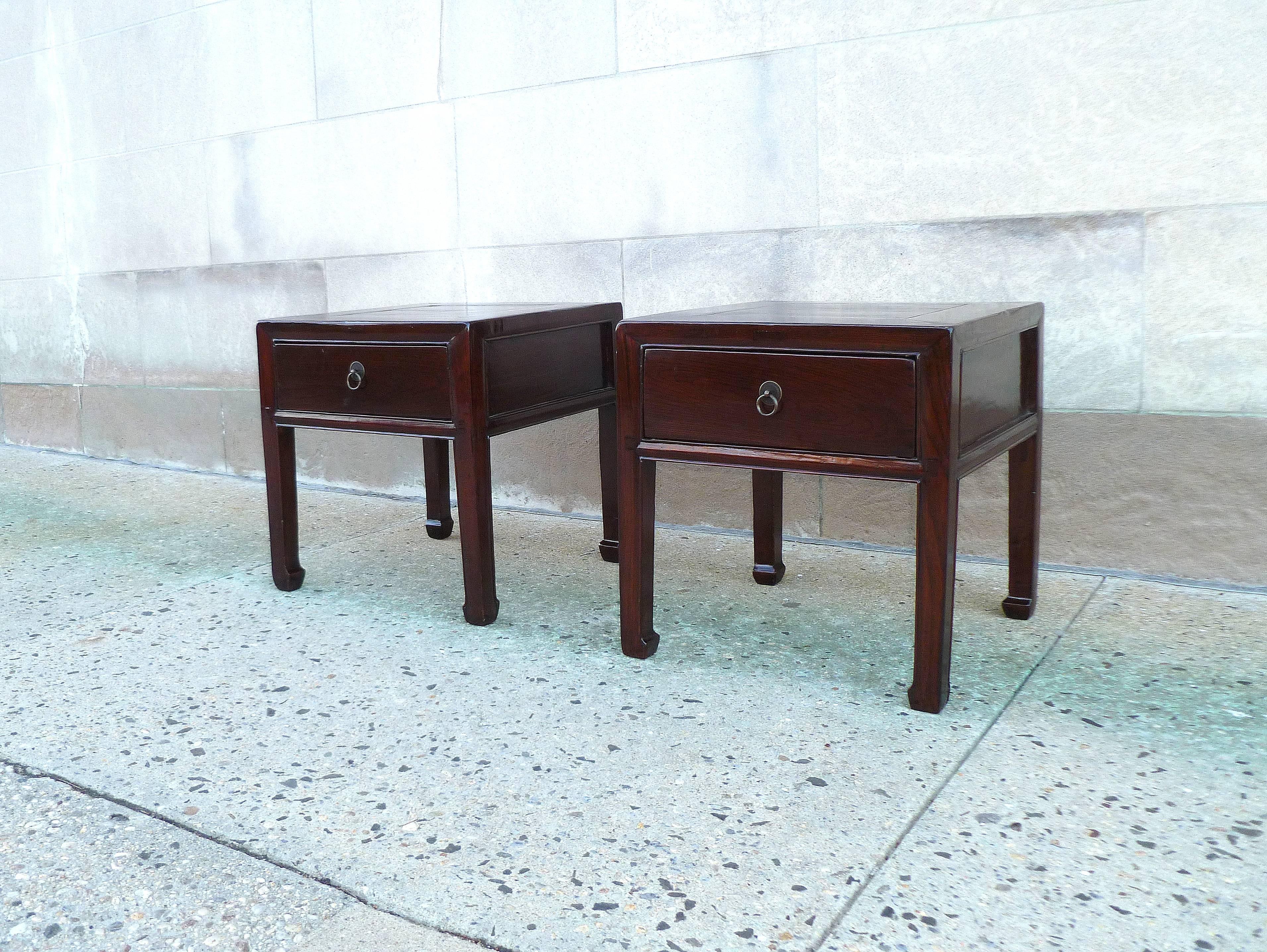 end table with drawers