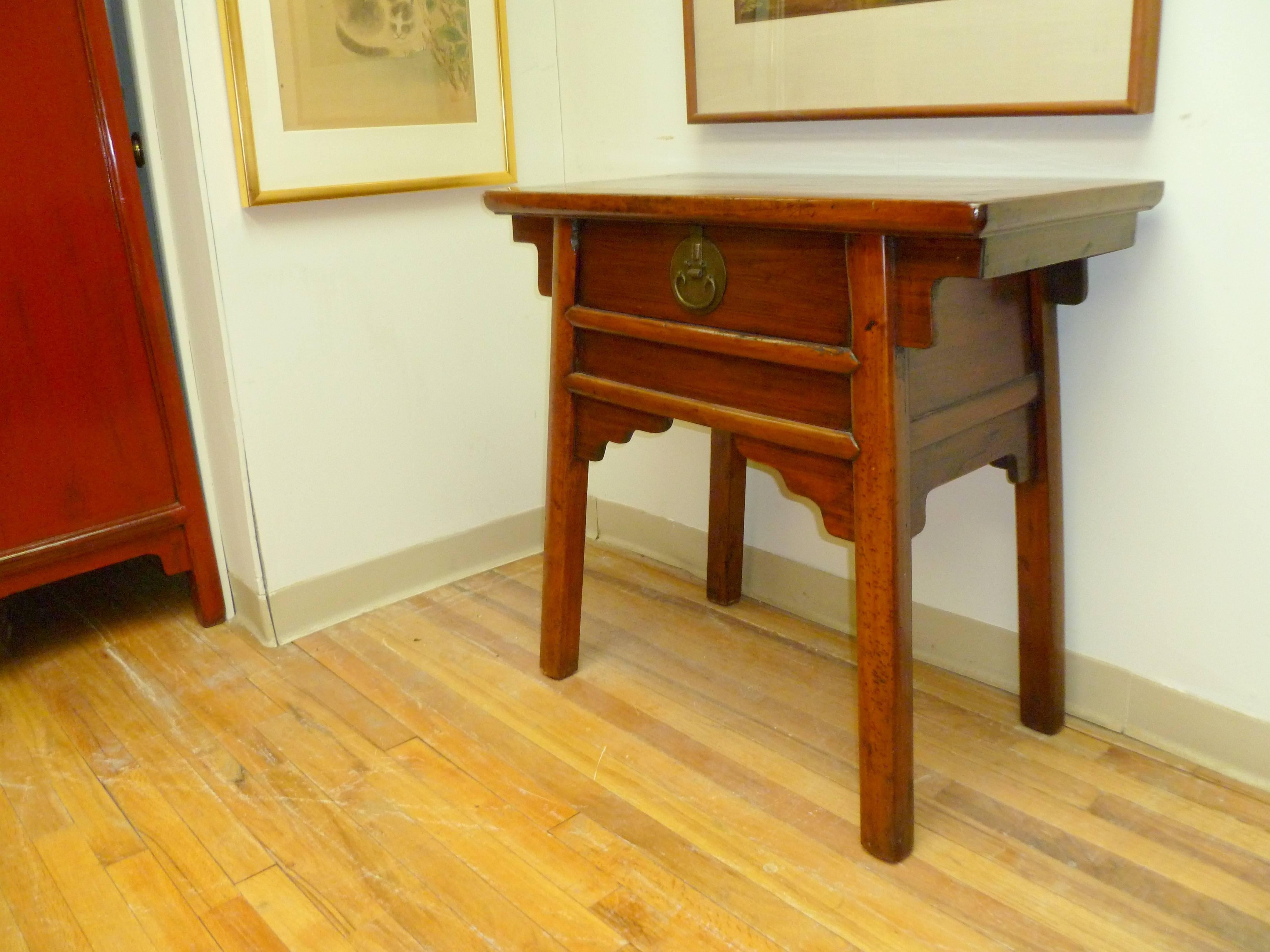Ming Side Table With A Drawer