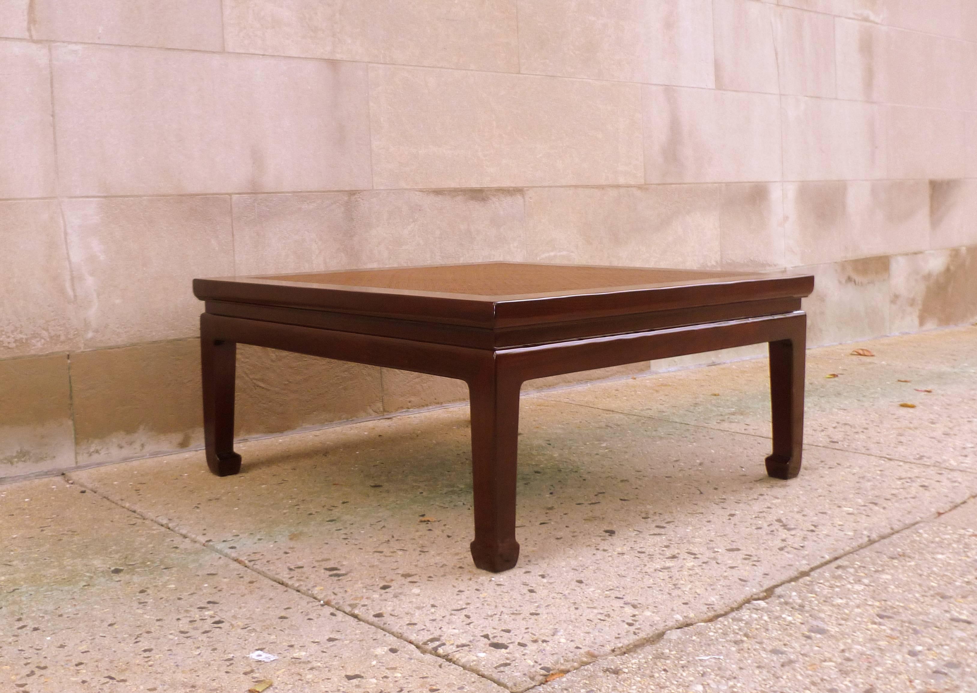 Fine Jumu Wood Low Table with Canned Top 1