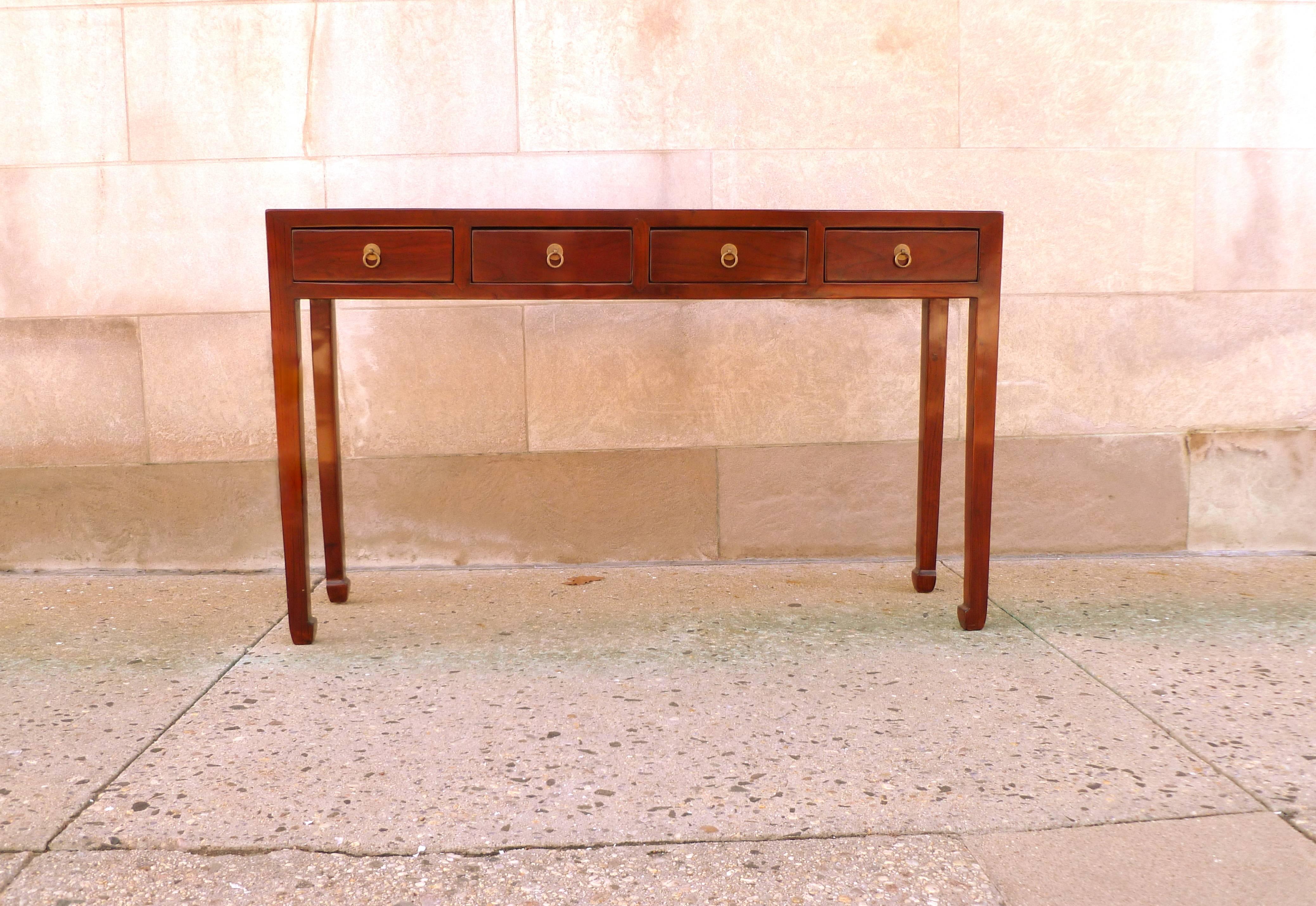 Fine Jumu console table with drawers. Simple and elegant form.