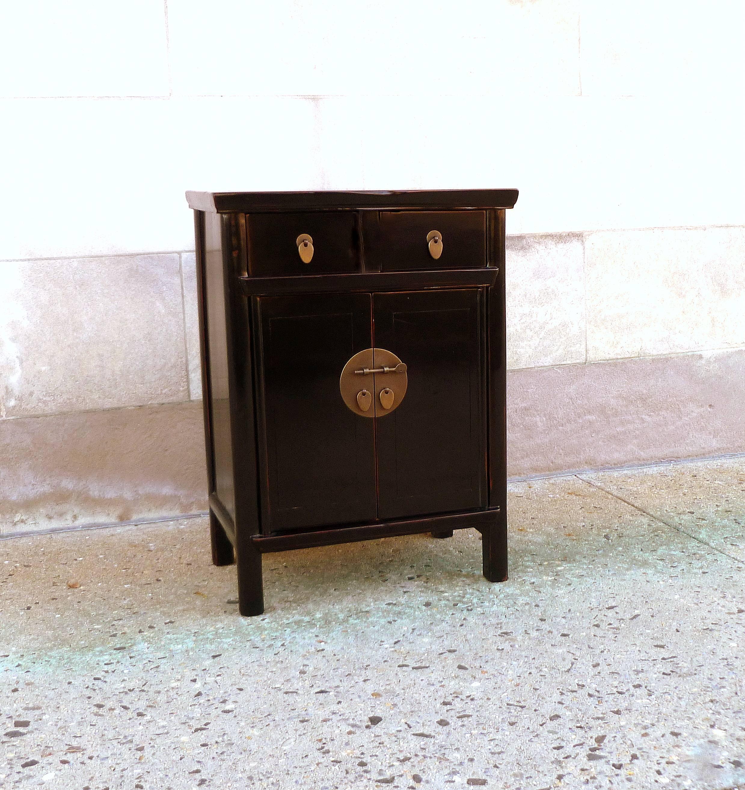 Ming Fine Black Lacquer Chest