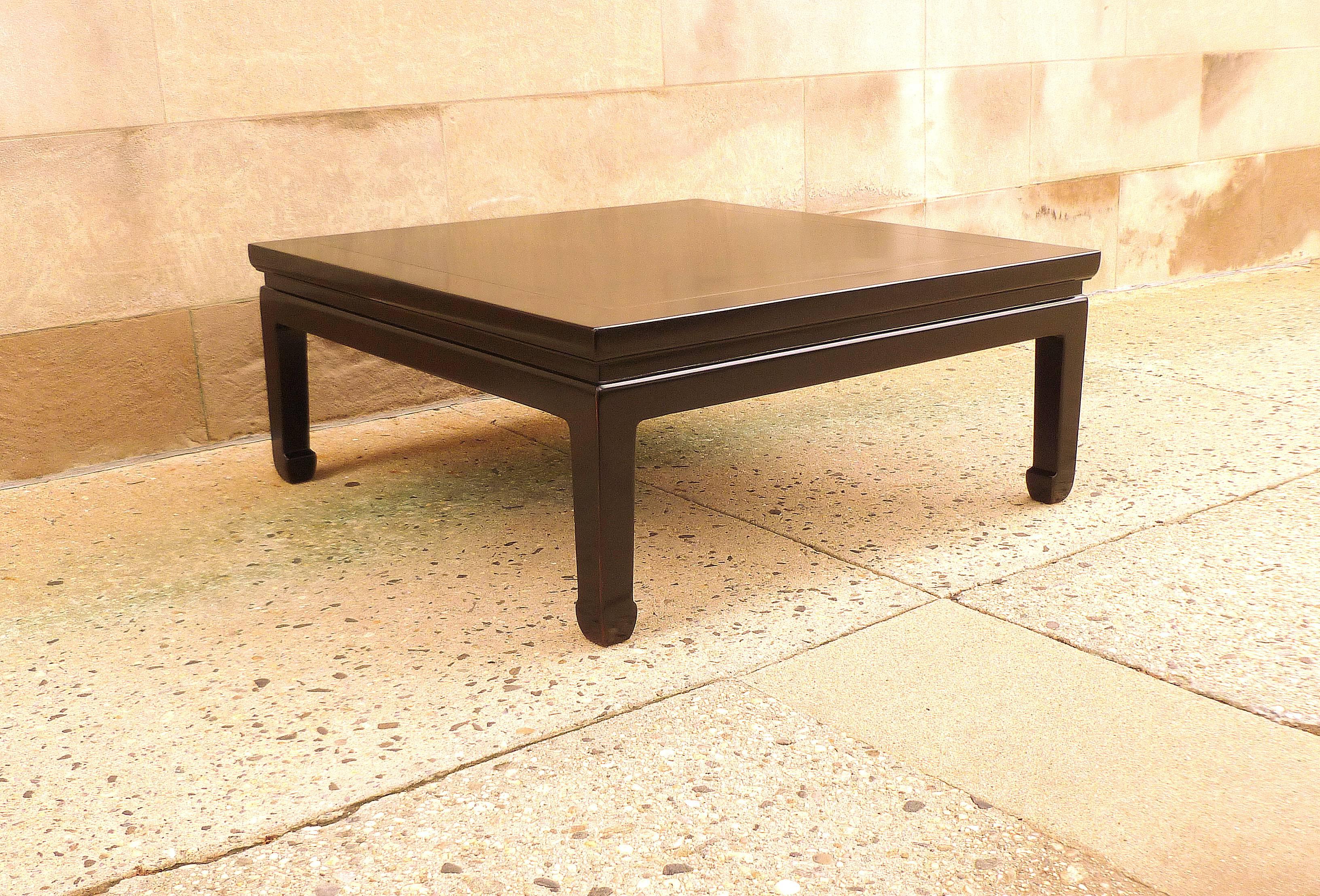 Fine Black Lacquer Low Table 1