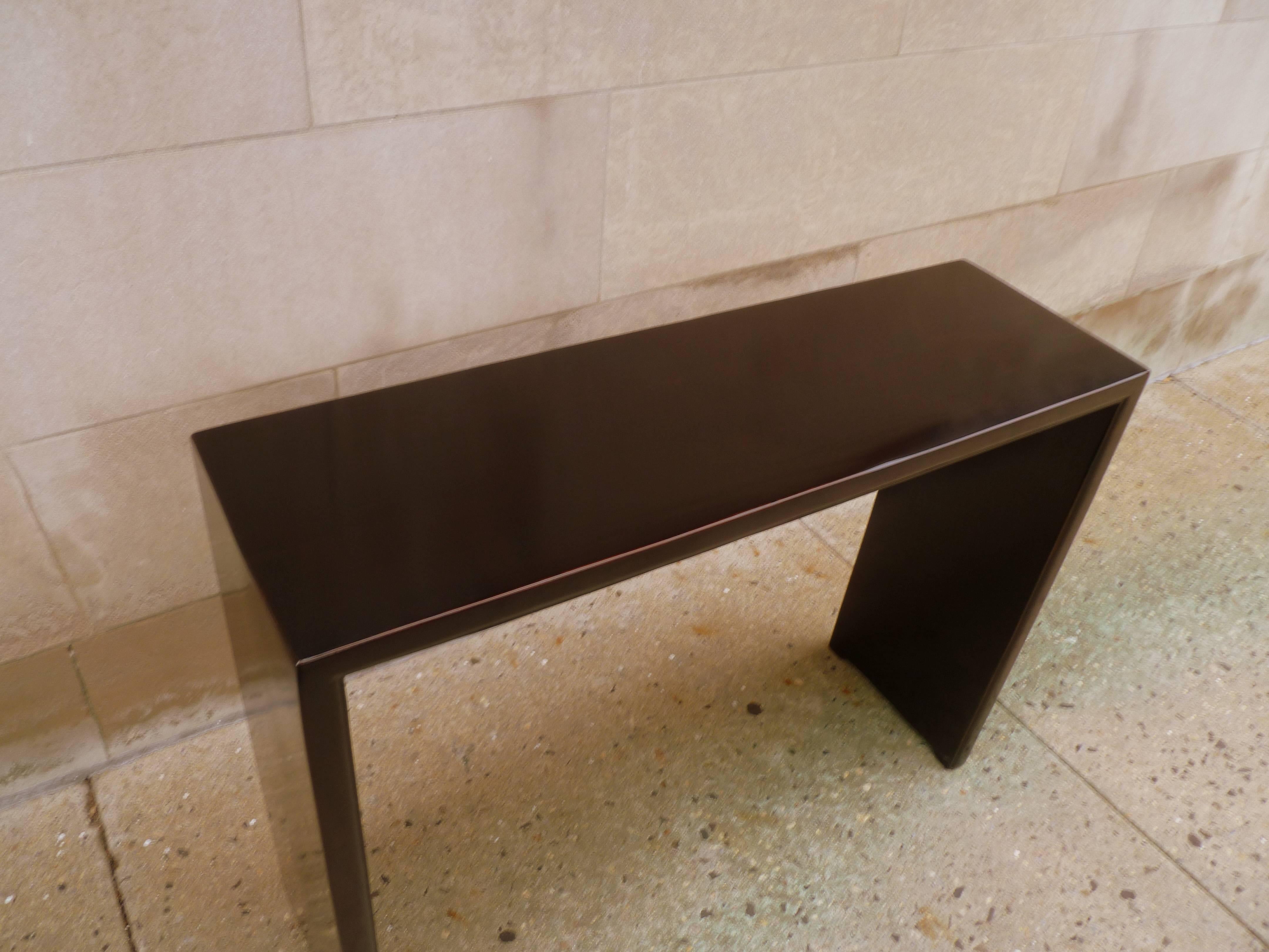 Fine Black Lacquer Console Table 1