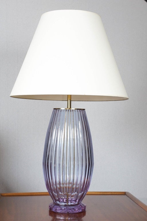 Moser Glass Lamp