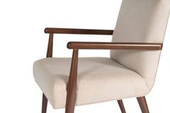 Sheppard Dowel Leg Arm Dining Chair