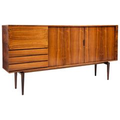 H.W. Klein Rosewood Tamboured Door Console