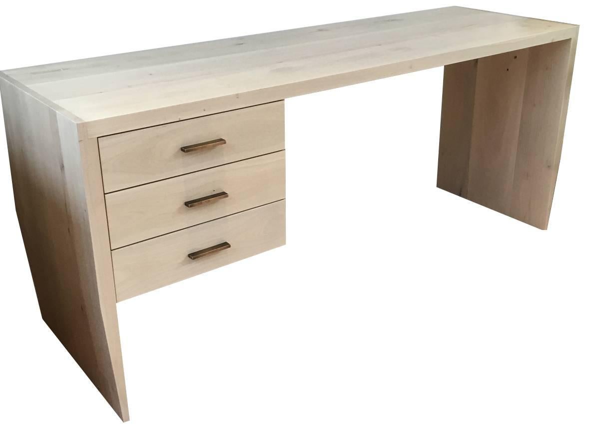 Stillmade three-drawer holly console table
Designed by Paul Mignogna for STILLMADE.

Custom orders have a lead time of 10-12 weeks FOB NYC. Lead time contingent upon selection of finishes, approval of shop drawings (if applicable) and receipt com