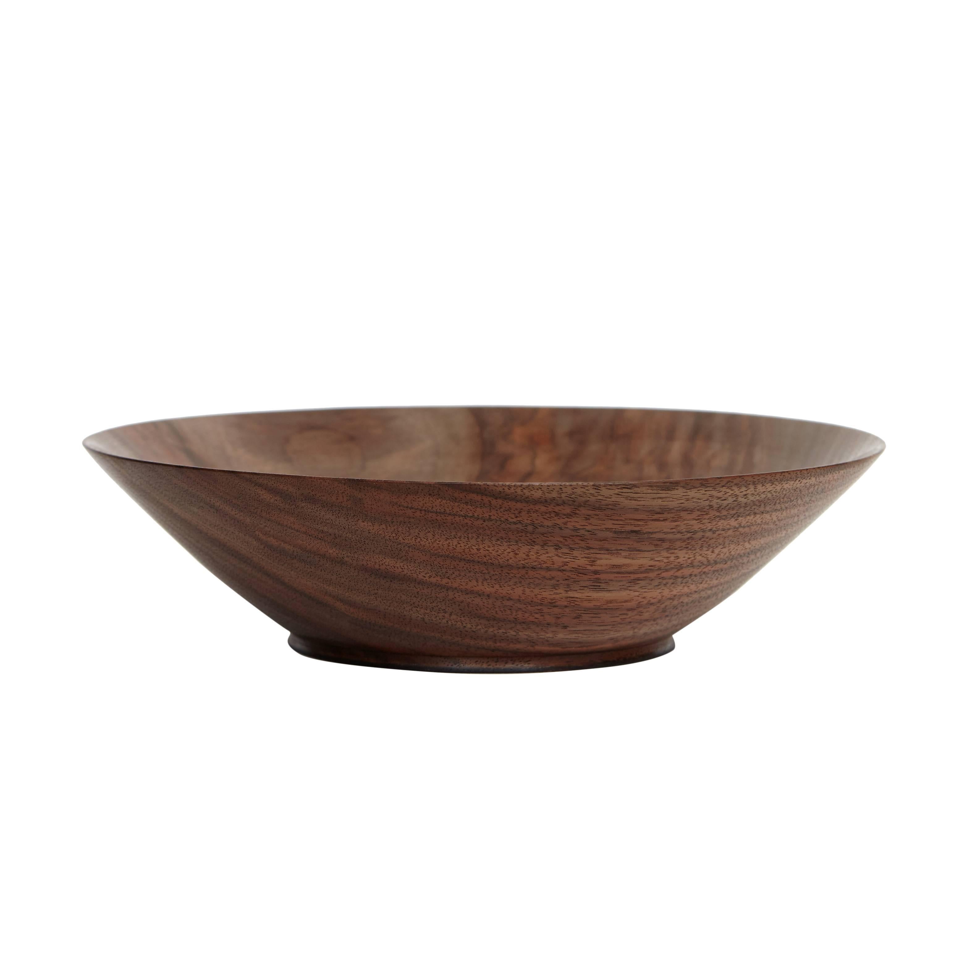 Klotzwrk Solid Walnut Lathe Turned Bowl For Sale