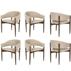 set of six dining chairs Set of Six Enroth Dining Chairs
