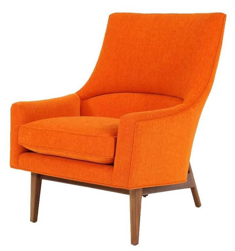Upholstery Pair of Cedrick Lounge Chairs For Sale