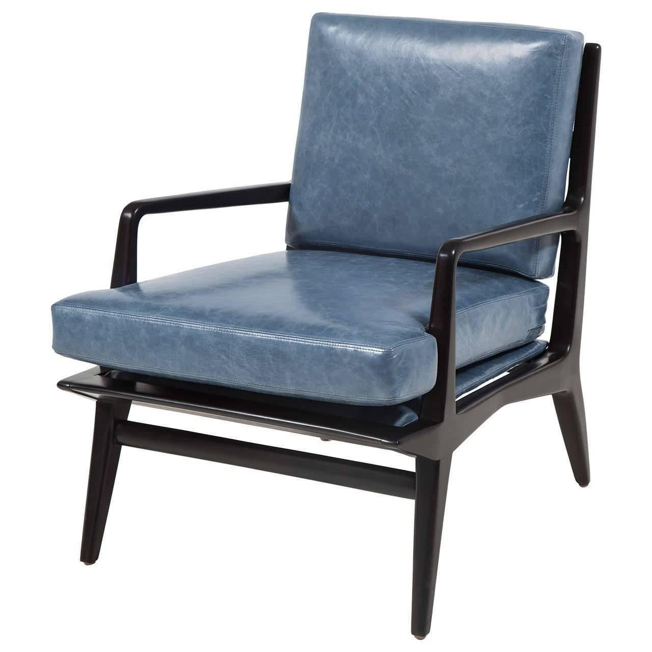 Pair of Landry Open Frame Club Chairs For Sale 1