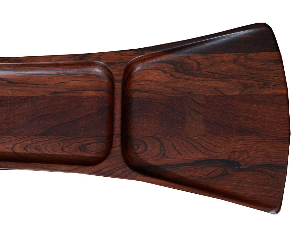 Mid-Century Modern Rosewood Jens Quistgaard for Dansk Tray For Sale