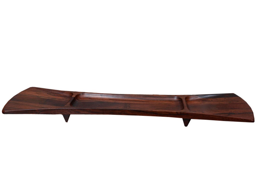 Rosewood Jens Quistgaard for Dansk Tray In Excellent Condition For Sale In New York, NY
