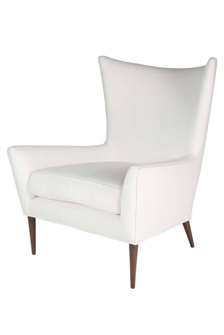 American Morton Curved Back Wing Chair