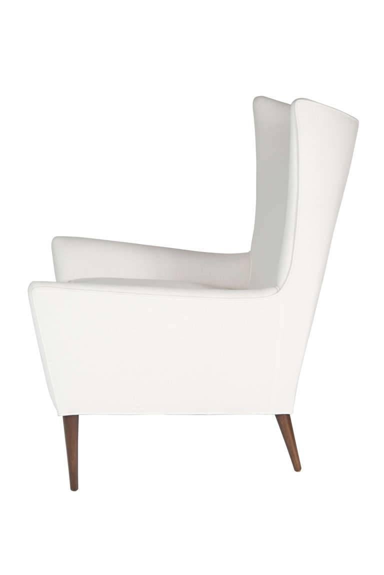 Contemporary Morton Curved Back Wing Chair