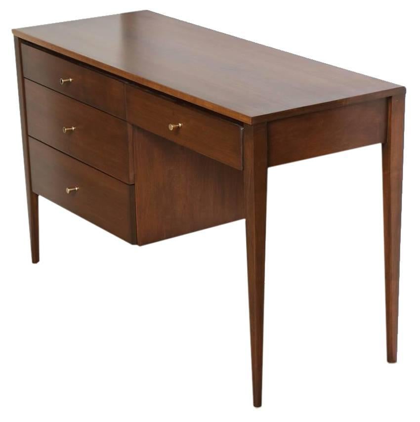 American Paul McCobb Four-Drawer Walnut Planner Group Desk