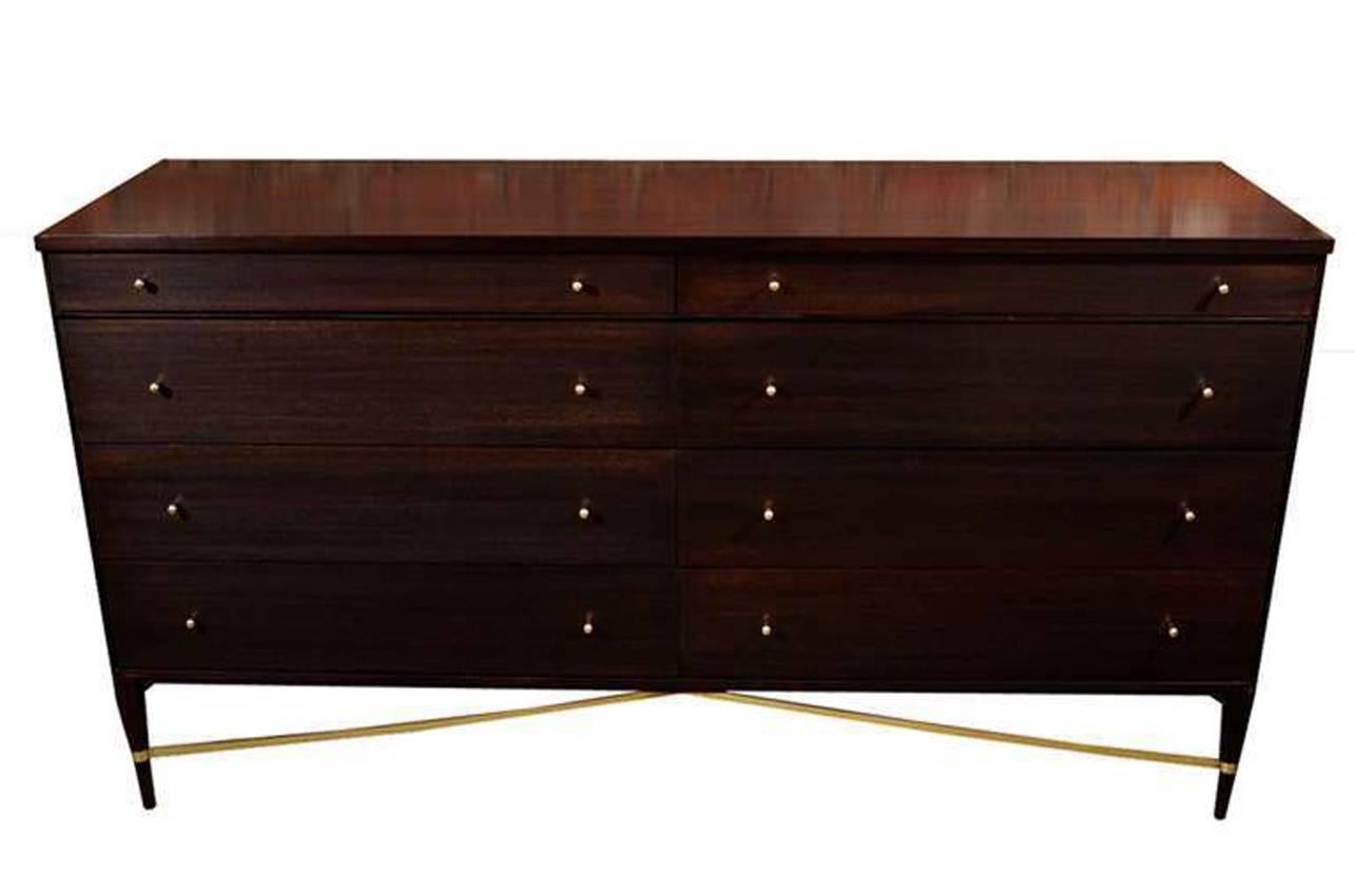 Paul McCobb Calvin Eight-Drawer Dresser for Directional In Excellent Condition In New York, NY