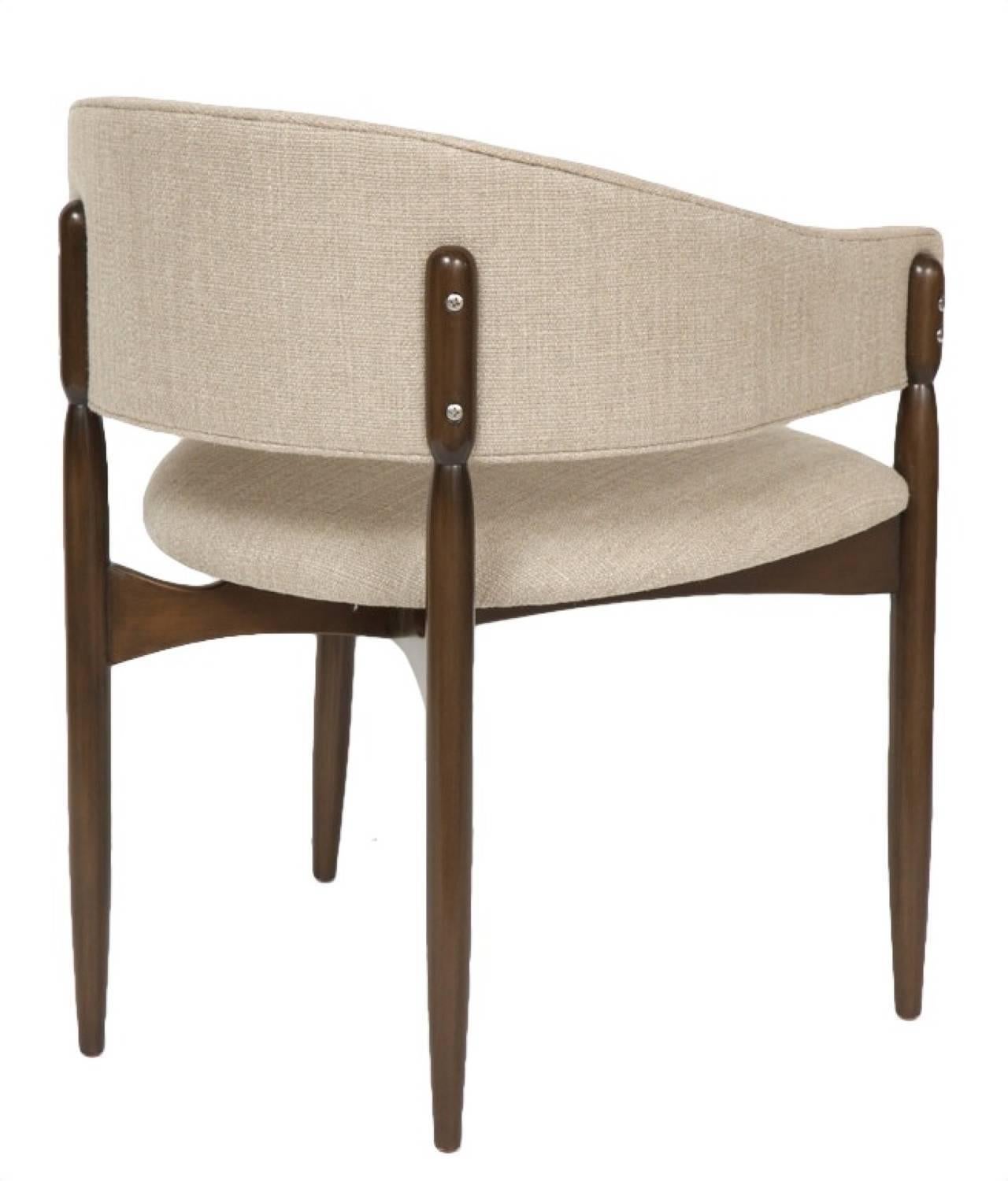 American Set of Eight Enroth Dining Chairs For Sale