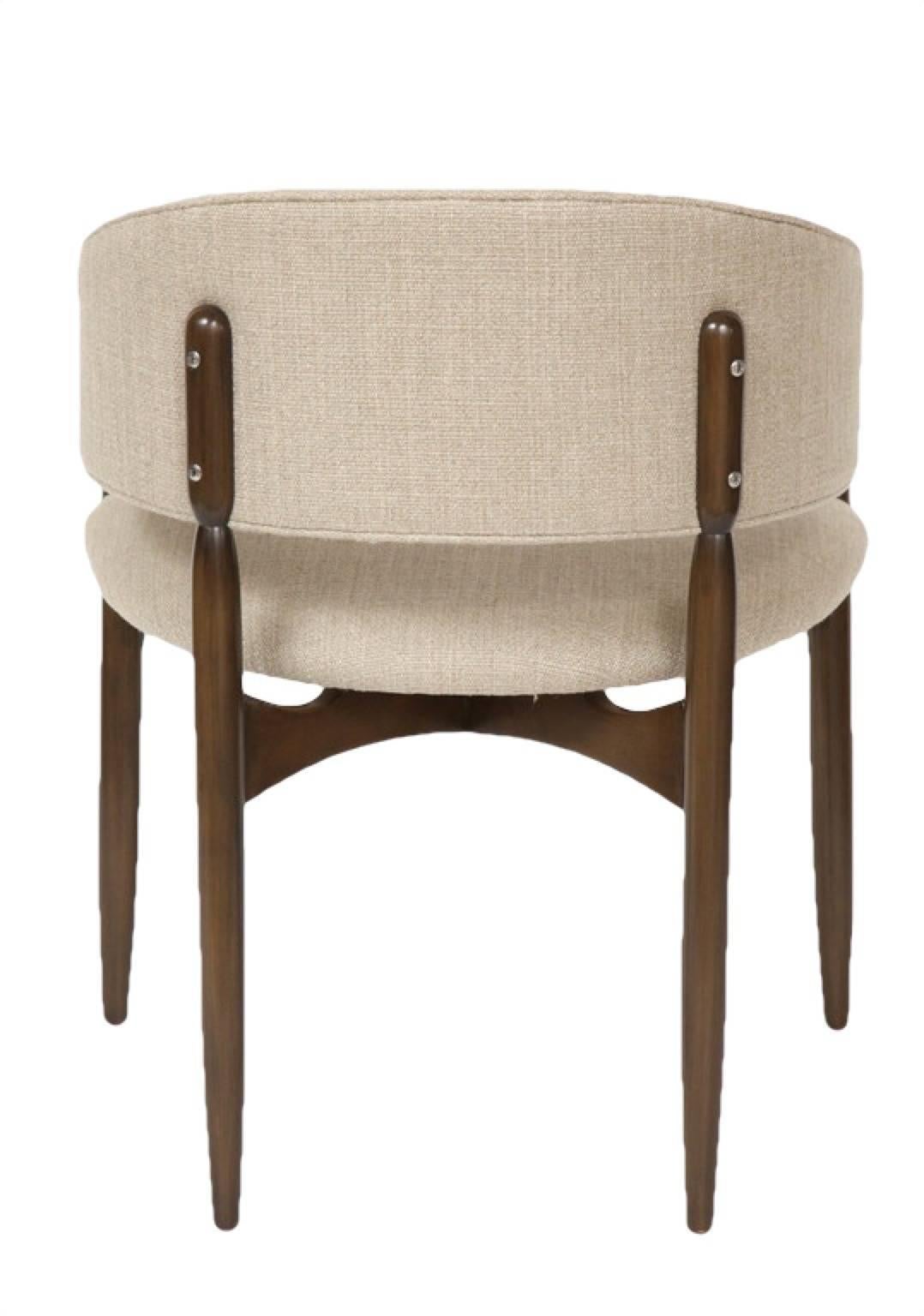 Set of Eight Enroth Dining Chairs In Excellent Condition For Sale In New York, NY