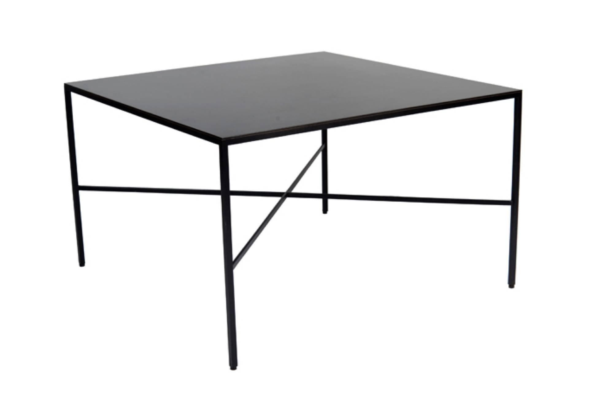 American Pair of Luke X-Base Tables For Sale