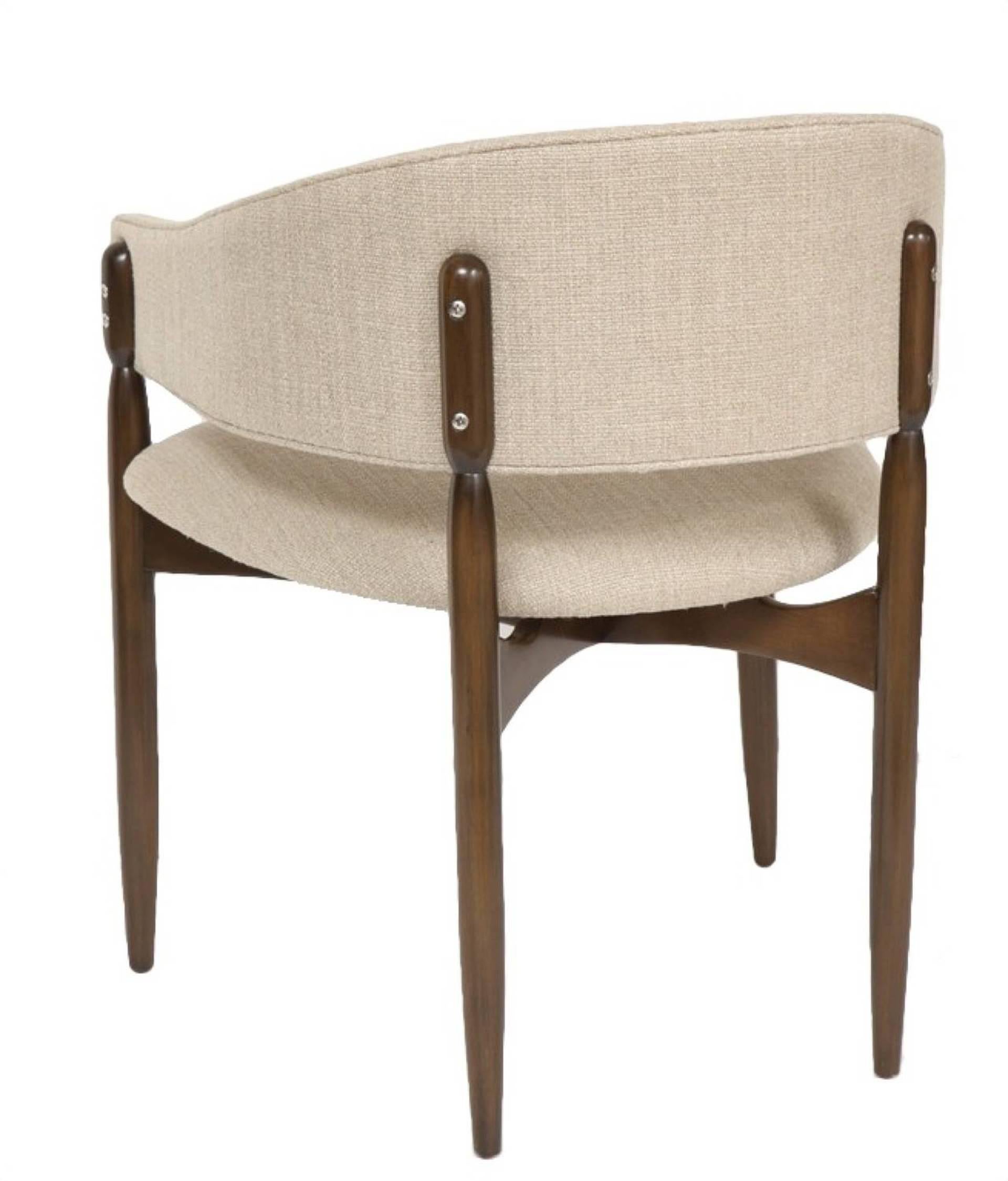 Contemporary Set of Four Enroth Dining Chairs For Sale