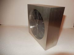 Tiffany Mid-Century Steel Case Desk Clock
