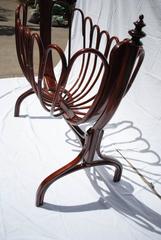 Rare Viennese Thonet, Antique Bentwood Cradle, circa 1904