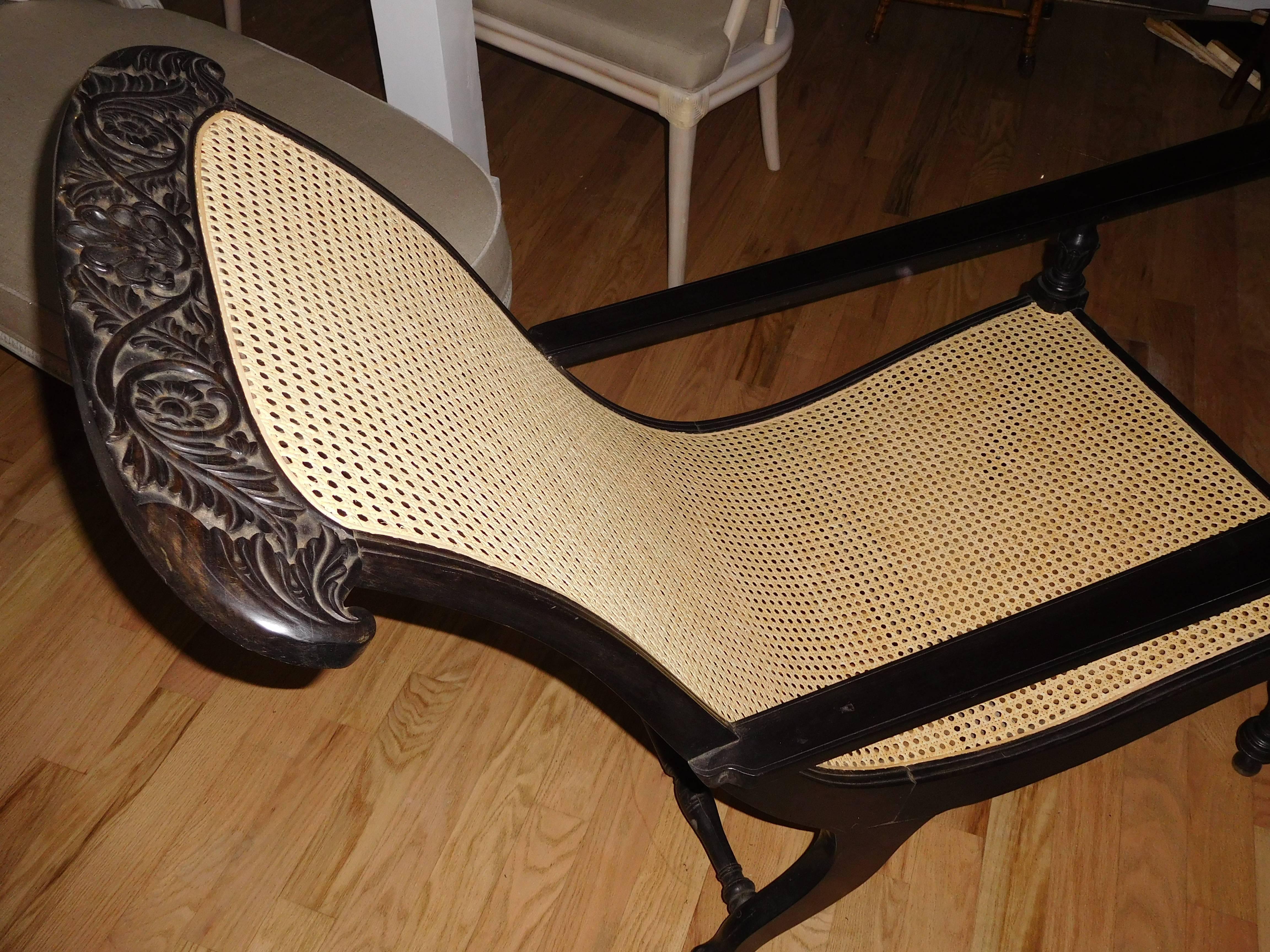ebony wood chair