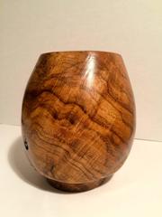 David Ebner Natural Wild Edge Oak Burl Wood Bowl