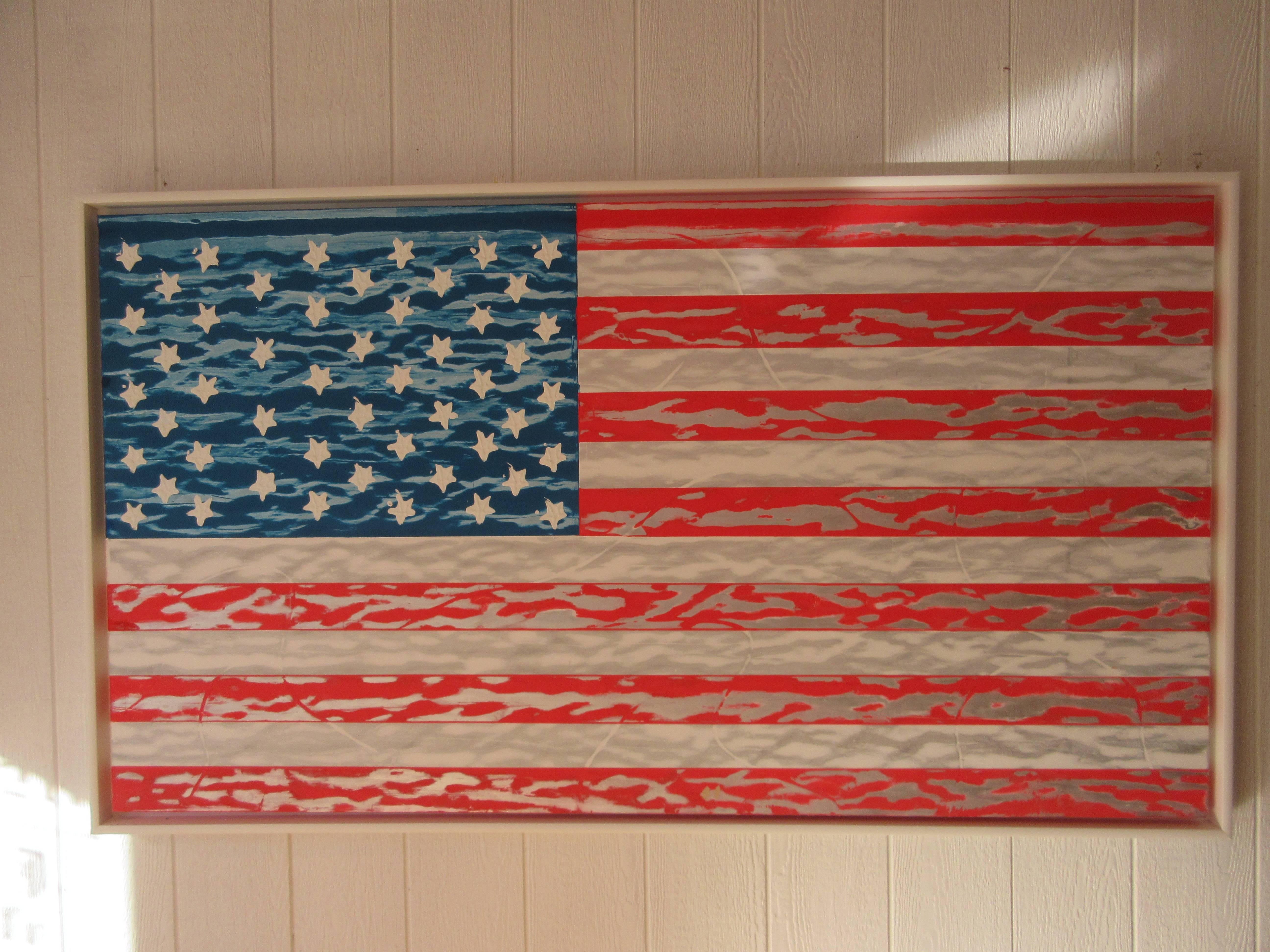American The Flag Series, Artist Daniel O'Keefe  NY, 2016