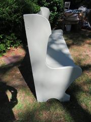 Late 19th Century American Painted Church Bench