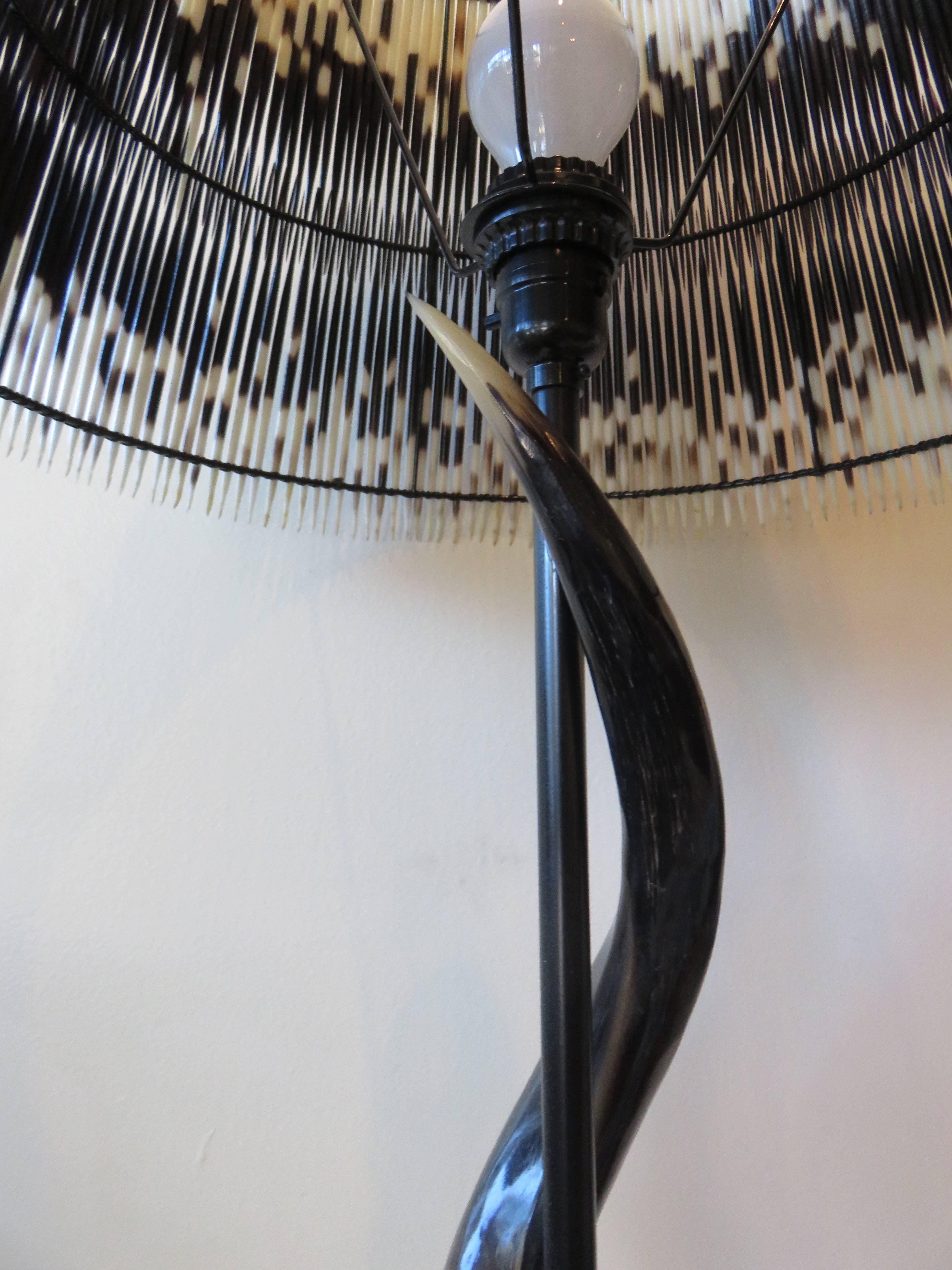 porcupine quill lamp shades