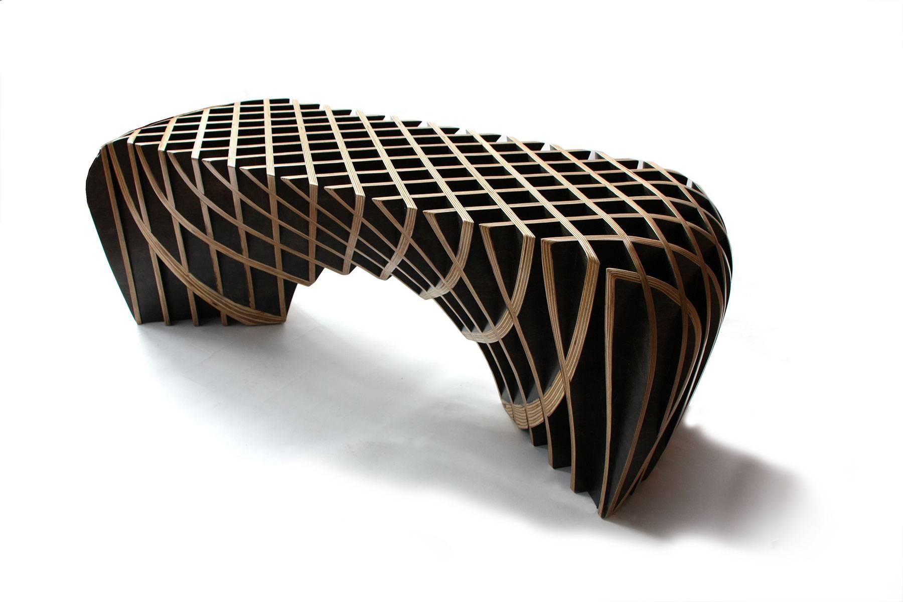 Moderne 'The Quarry Collection' Banc à écailles, par l'artiste du Studio, Ryan Dart, États-Unis, 2017. en vente