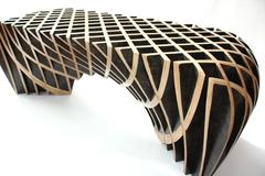 'The Quarry Collection" Flake Bench, by Studio Artist, Ryan Dart, USA, 2017