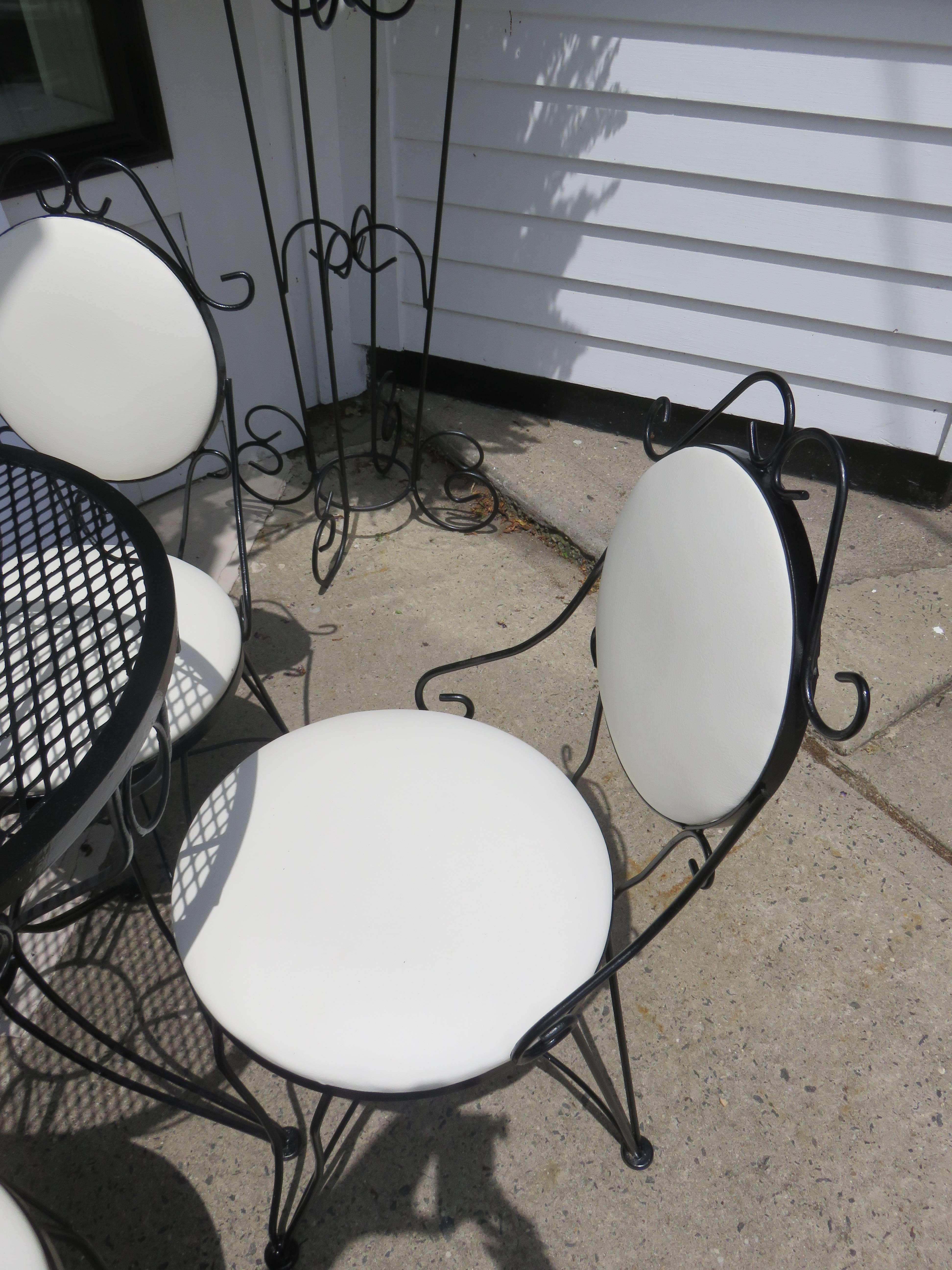 Painted Woodard Mid-Century, 1950-1950, Bistro Set