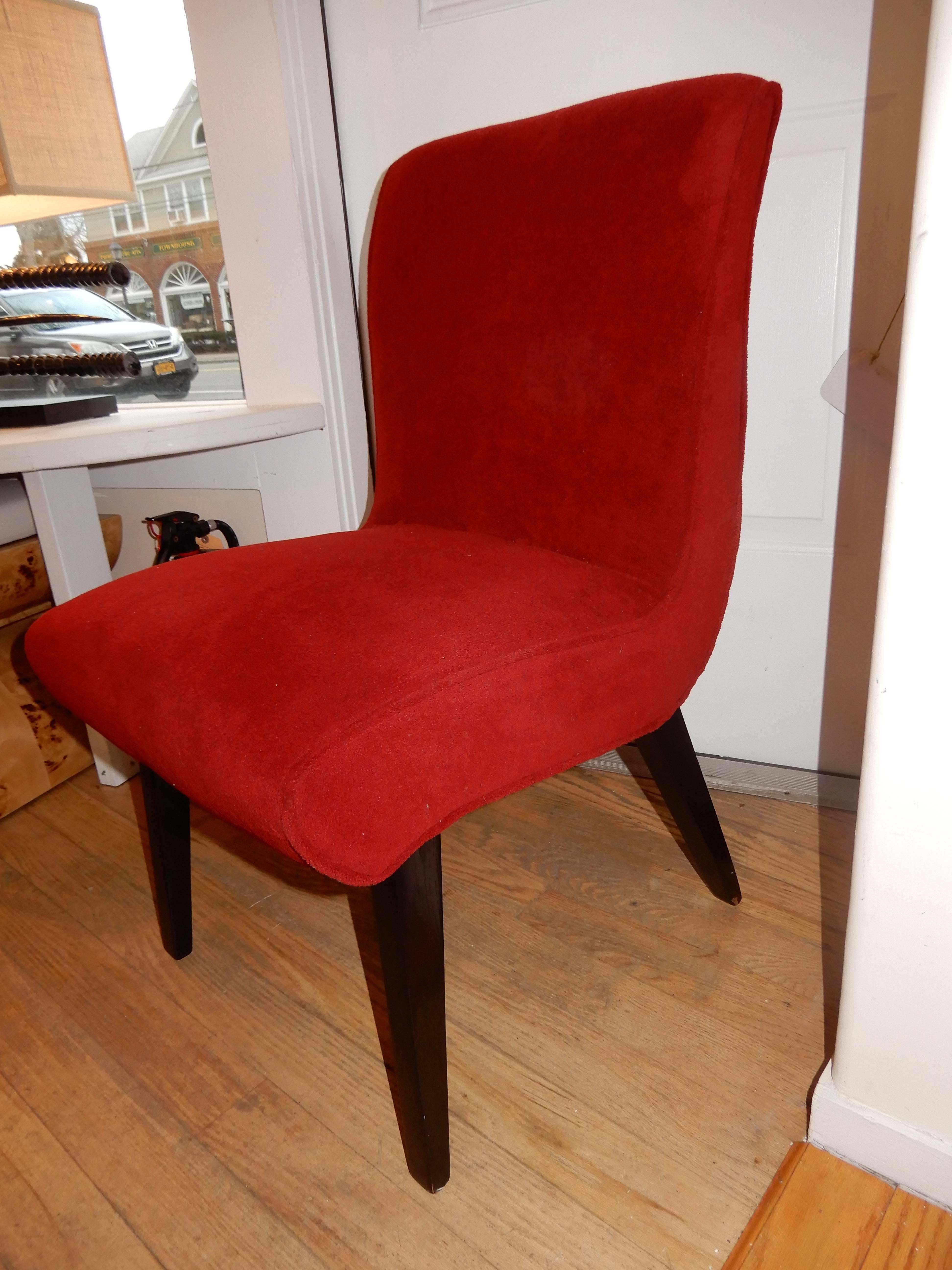 mid century scoop chair