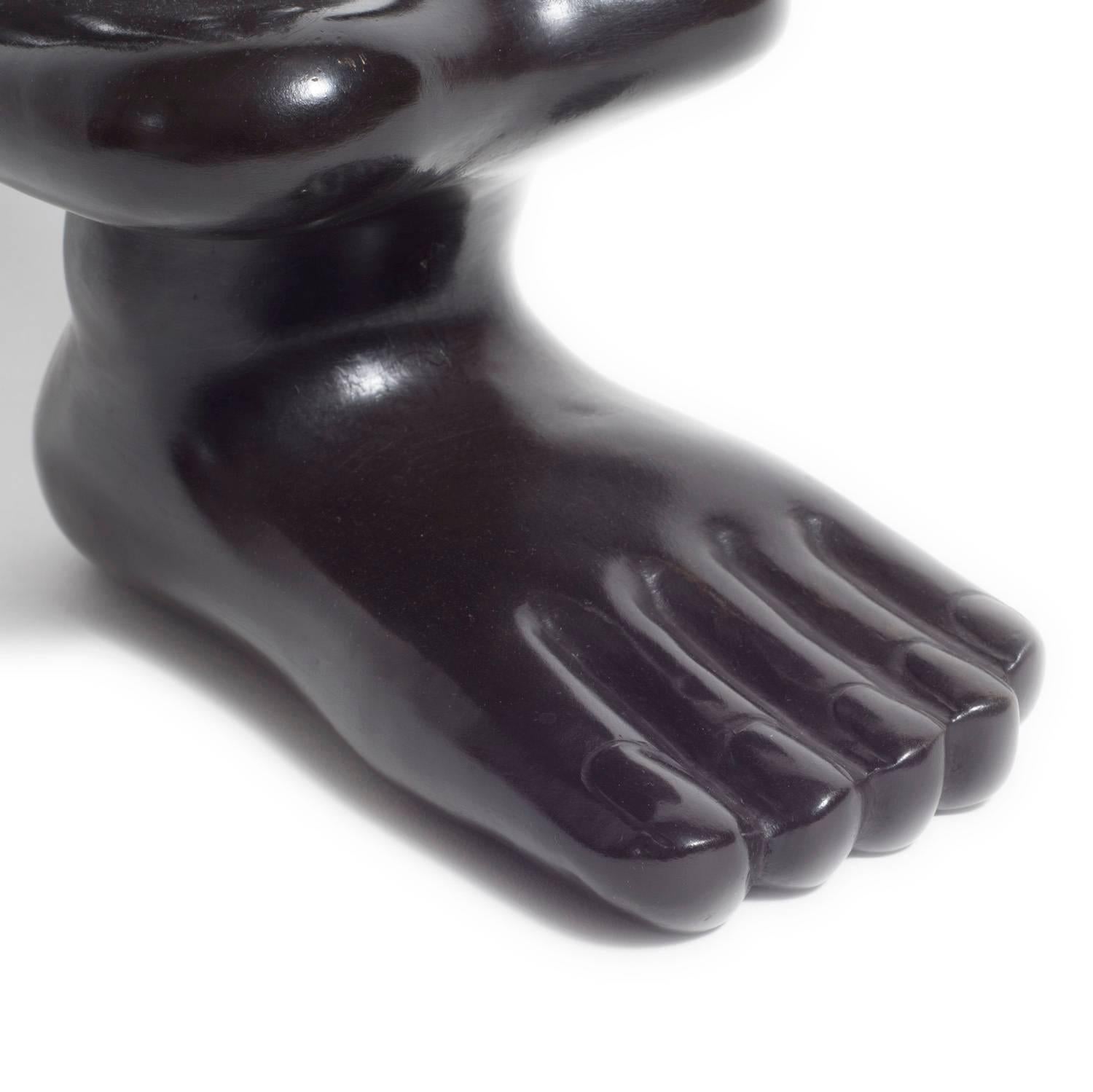 Pedro Friedeberg Bronze Hand Foot Sculpture, Signed and Numbered 4/10 In Excellent Condition In New York, NY