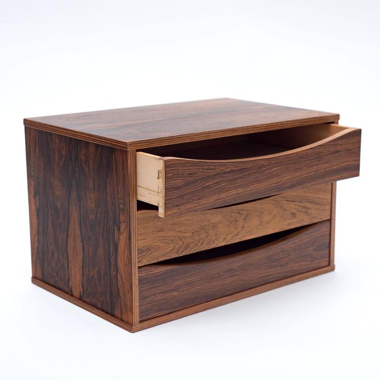 Arne Vodder Rosewood Desk or Dresser Top Organizer, Denmark, 1960s For