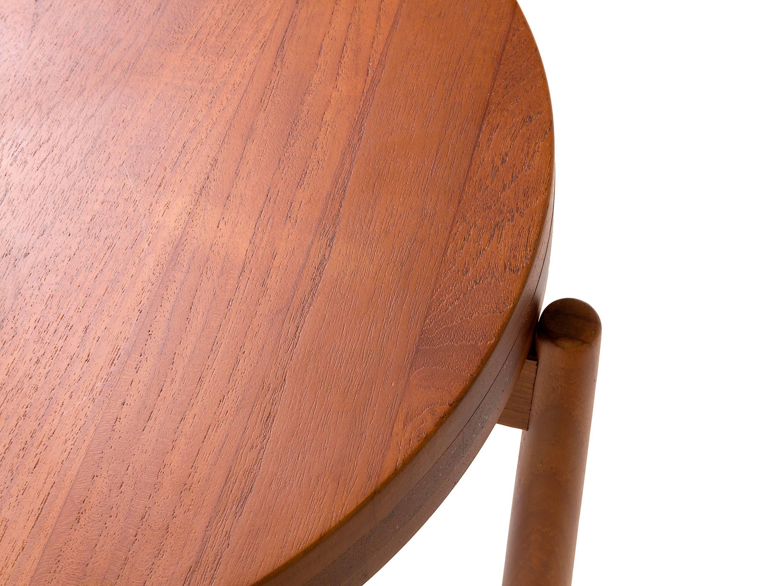 Jens Quistgaard Style Teak Tray Table, Denmark, 1960s 1